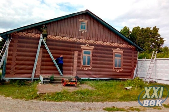 Печать фасадной сетки